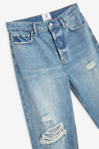 5qty NEW / OLSEN JEAN - DESTRUCTED LAKE INDIGO