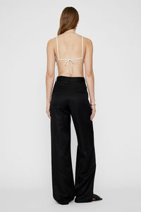 OMAR BRA - BLACK AND CREAM HOUNDSTOOTH