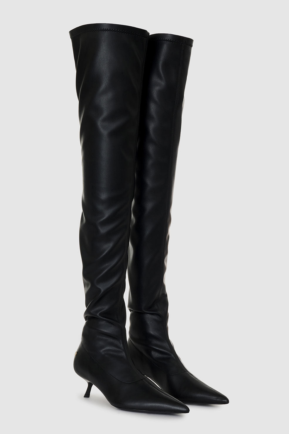 22qty NEW / OVER THE KNEE HILDA BOOTS - BLACK
