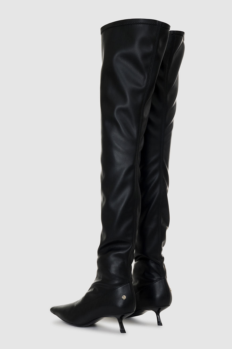 22qty NEW / OVER THE KNEE HILDA BOOTS - BLACK