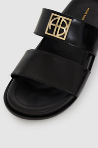 Sandales Parker en cuir - Black