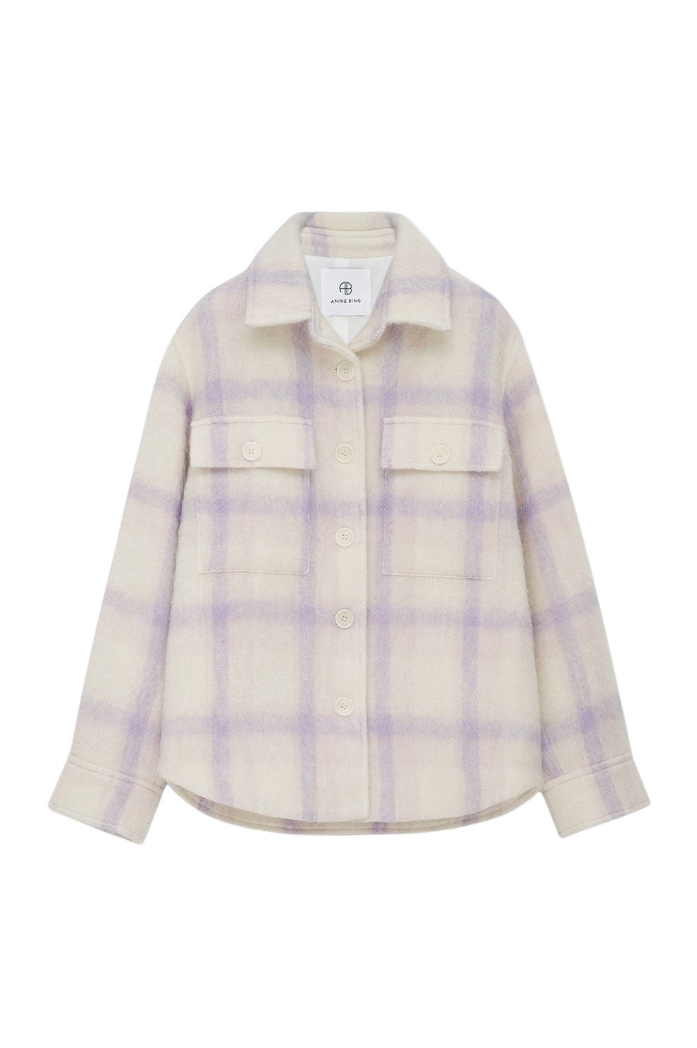10qty NEW / PHOEBE JACKET- LAVENDER AND CREAM CHECK