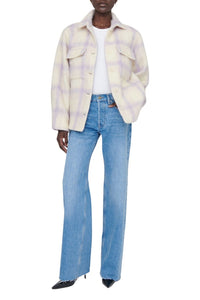 10qty NEW / PHOEBE JACKET- LAVENDER AND CREAM CHECK
