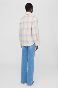 10qty NEW / PHOEBE JACKET- LAVENDER AND CREAM CHECK