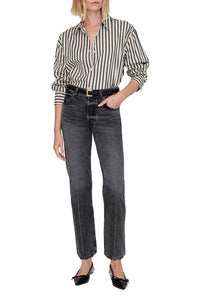 Chemise Plaza - Black & Nude