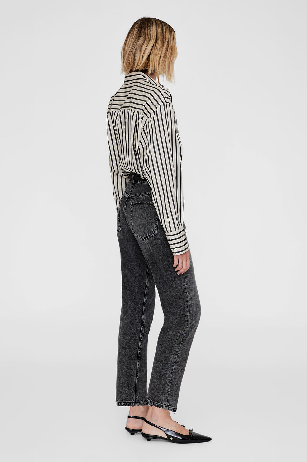 Chemise Plaza - Black & Nude