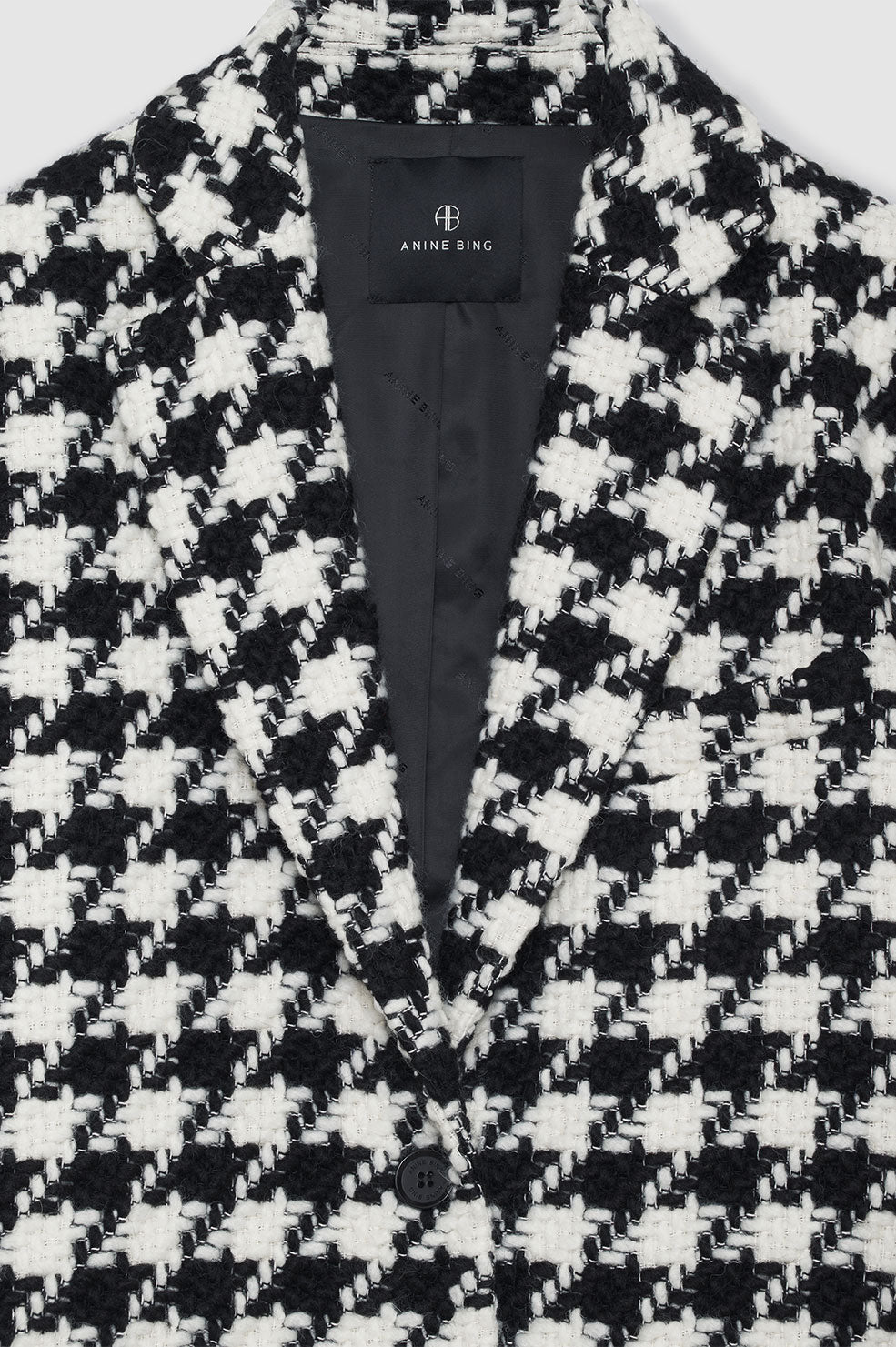 Blazer Quinn à épaulettes - Black & White
