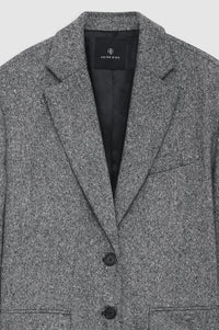 Blazer Quinn en laine - Grey