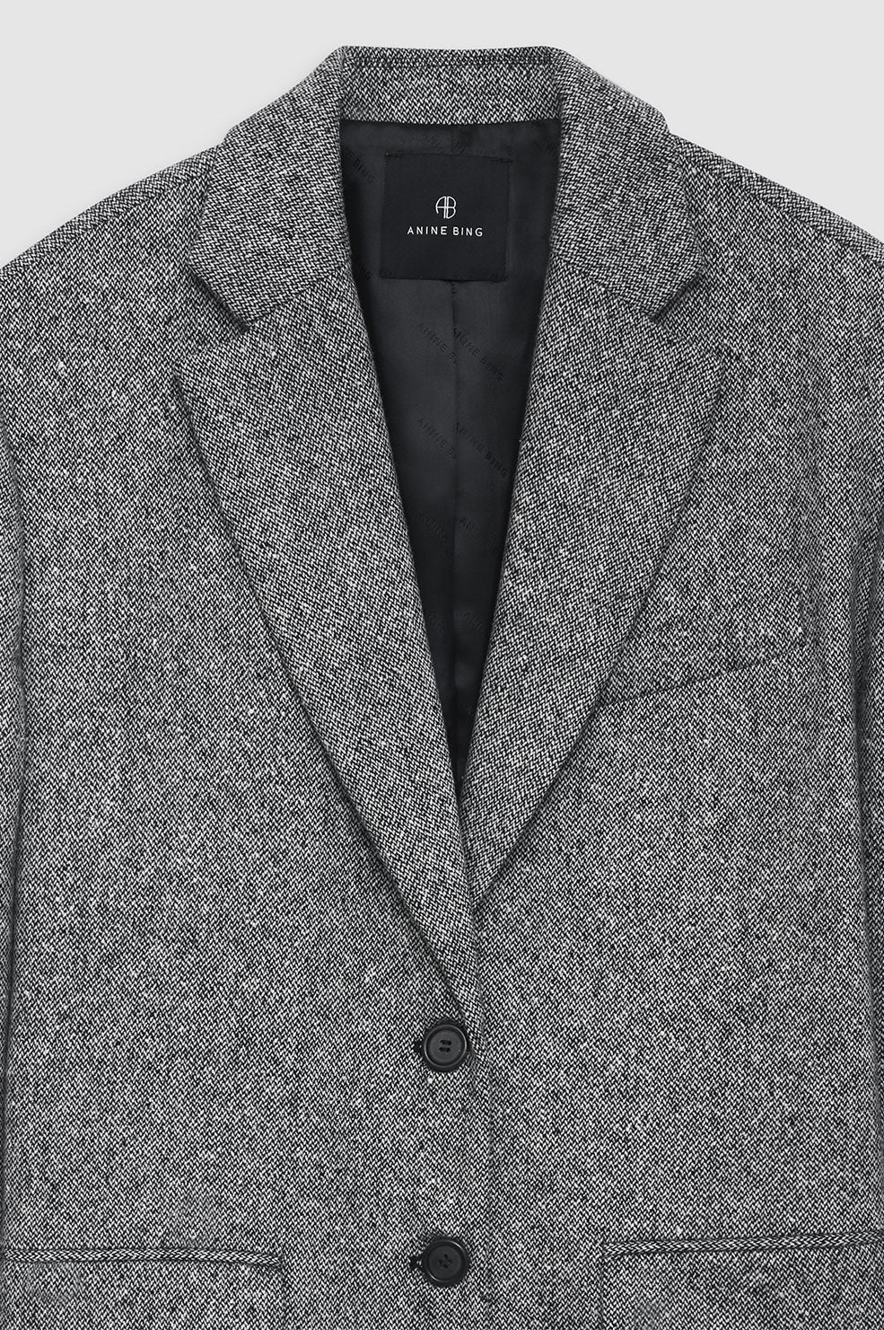 Blazer Quinn en laine - Grey