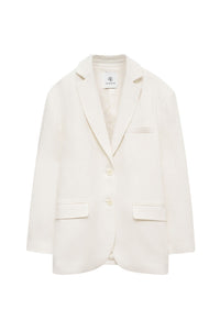 2qty NEW / QUINN BLAZER - EGGSHELL