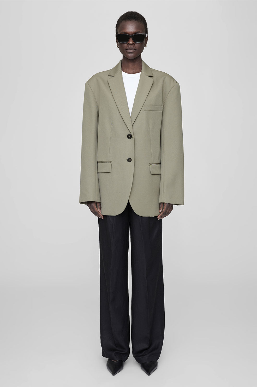 QUINN BLAZER - GREEN KHAKI