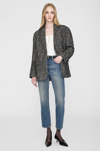 QUINN BLAZER - SALT AND PEPPER