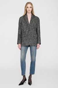 QUINN BLAZER - SALT AND PEPPER