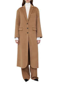 QUINN COAT - CAMEL CASHMERE BLEND