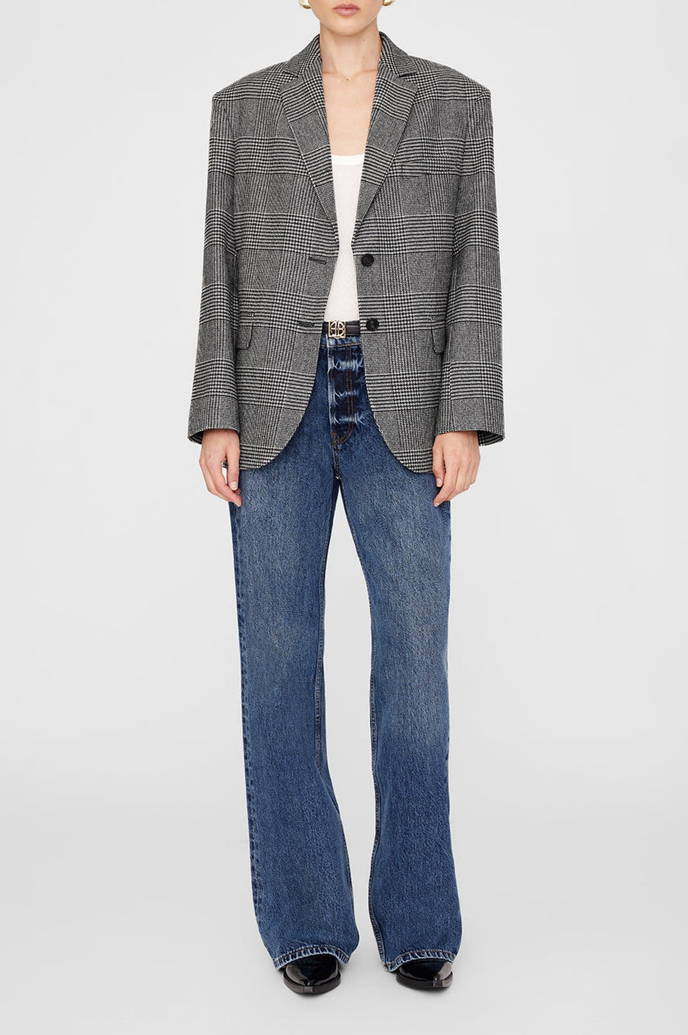 Blazer Quinn en laine - Grey