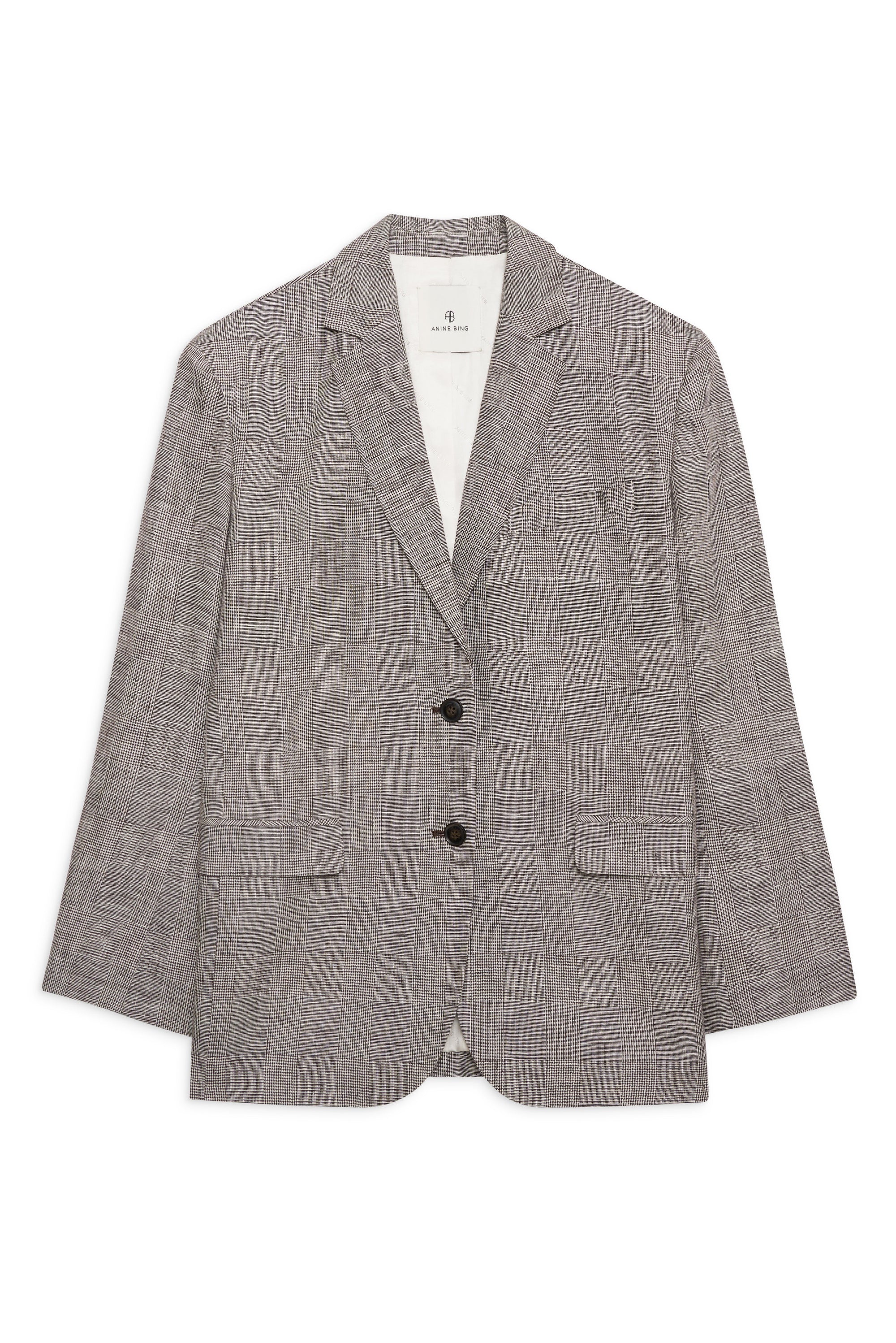 Blazer Quinn en lin - Grey
