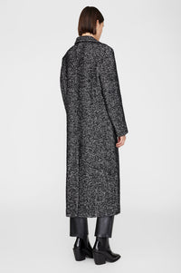 13qty NEW / QUINN COAT - BLACK AND WHITE TWEED