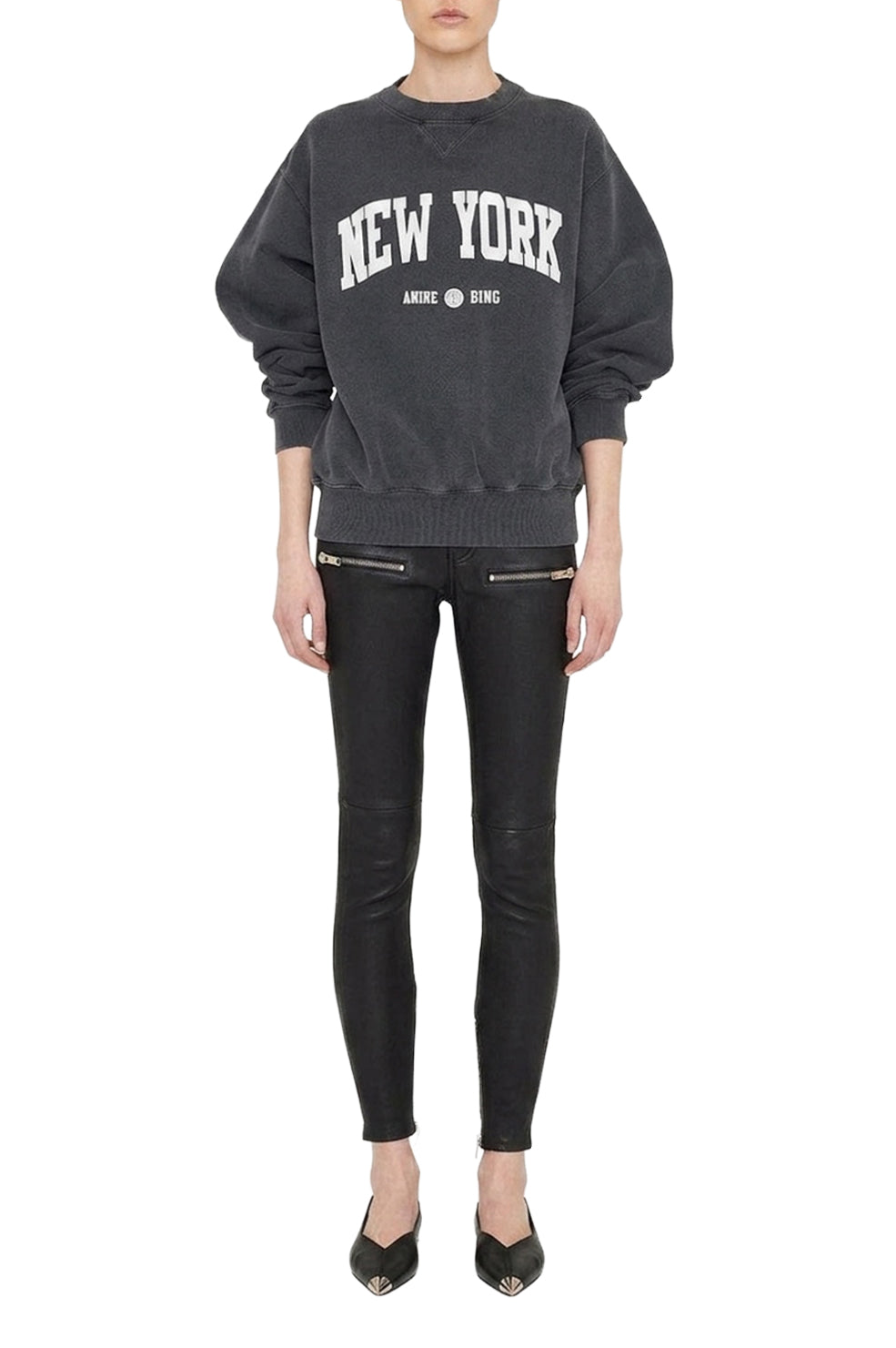 Ramona New York University sweatshirt - Washed Black
