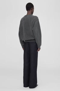 RAMONA SWEATSHIRT UNIVERSITY PARIS  - WASHED BLACK
