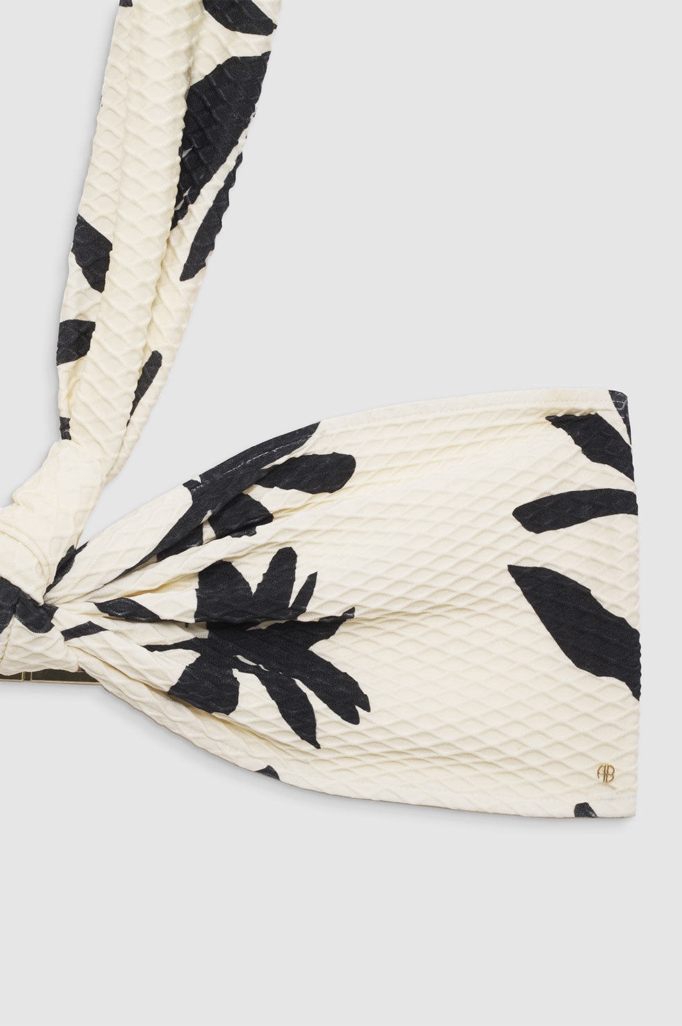 2qty NEW / REEVE BIKINI TOP - IVORY DAISY PRINT