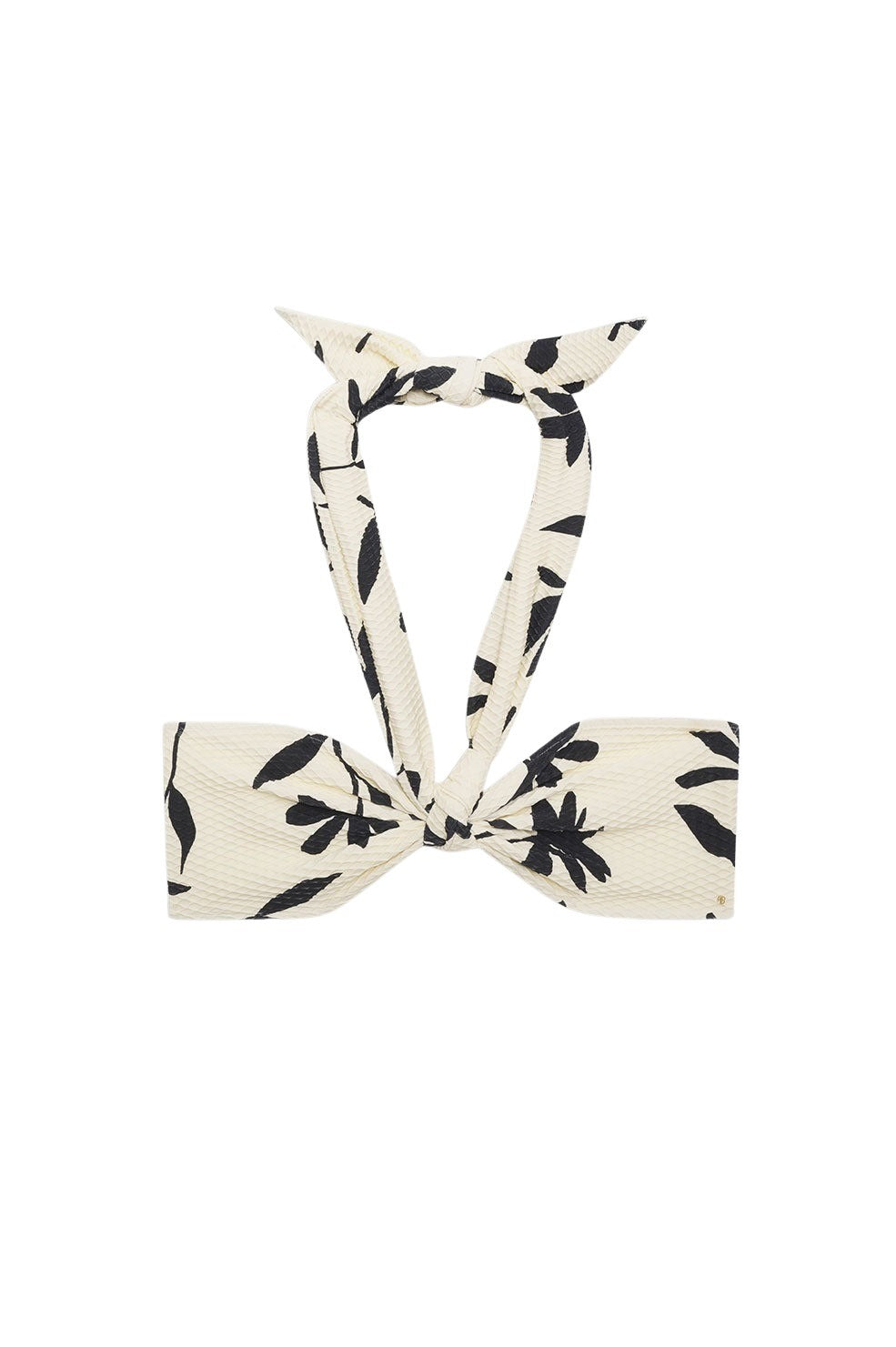 2qty NEW / REEVE BIKINI TOP - IVORY DAISY PRINT