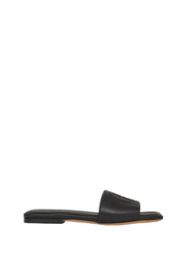 RIA SLIDES - BLACK MONOGRAM