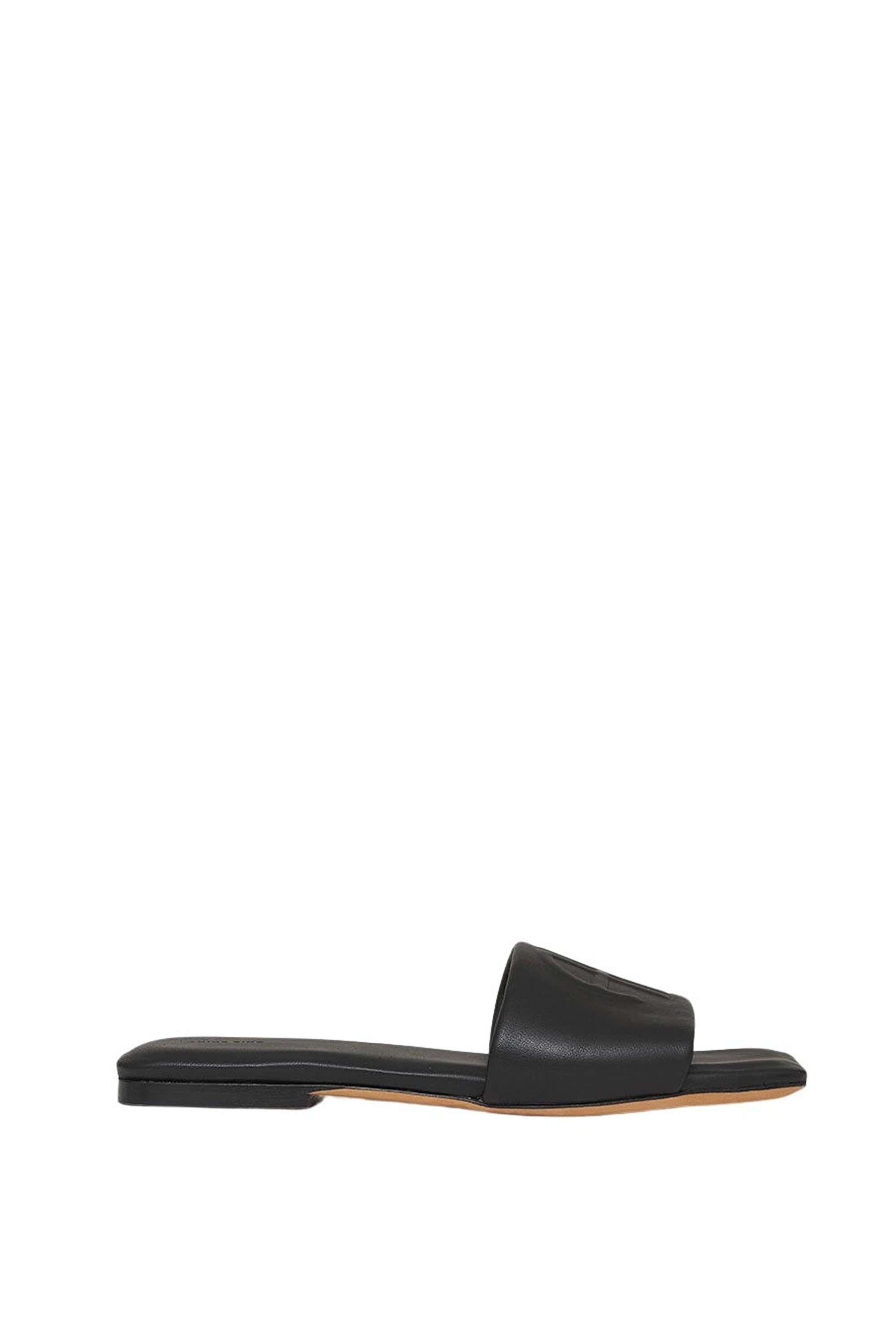 RIA SLIDES - BLACK MONOGRAM