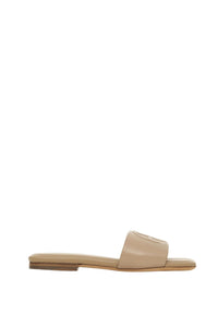 8qty NEW / RIA SLIDES - BUTTERSCOTCH MONOGRAM
