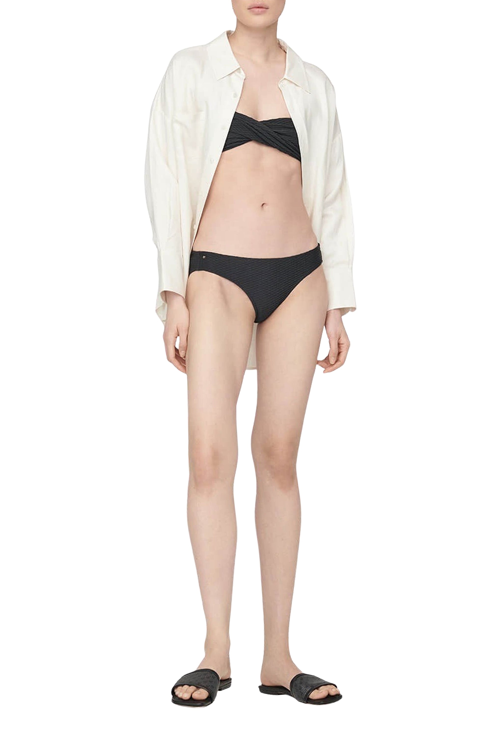 RIZA BIKINI BOTTOM - BLACK