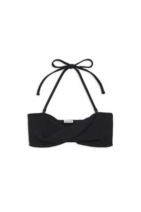 ROSA BIKINI TOP - BLACK