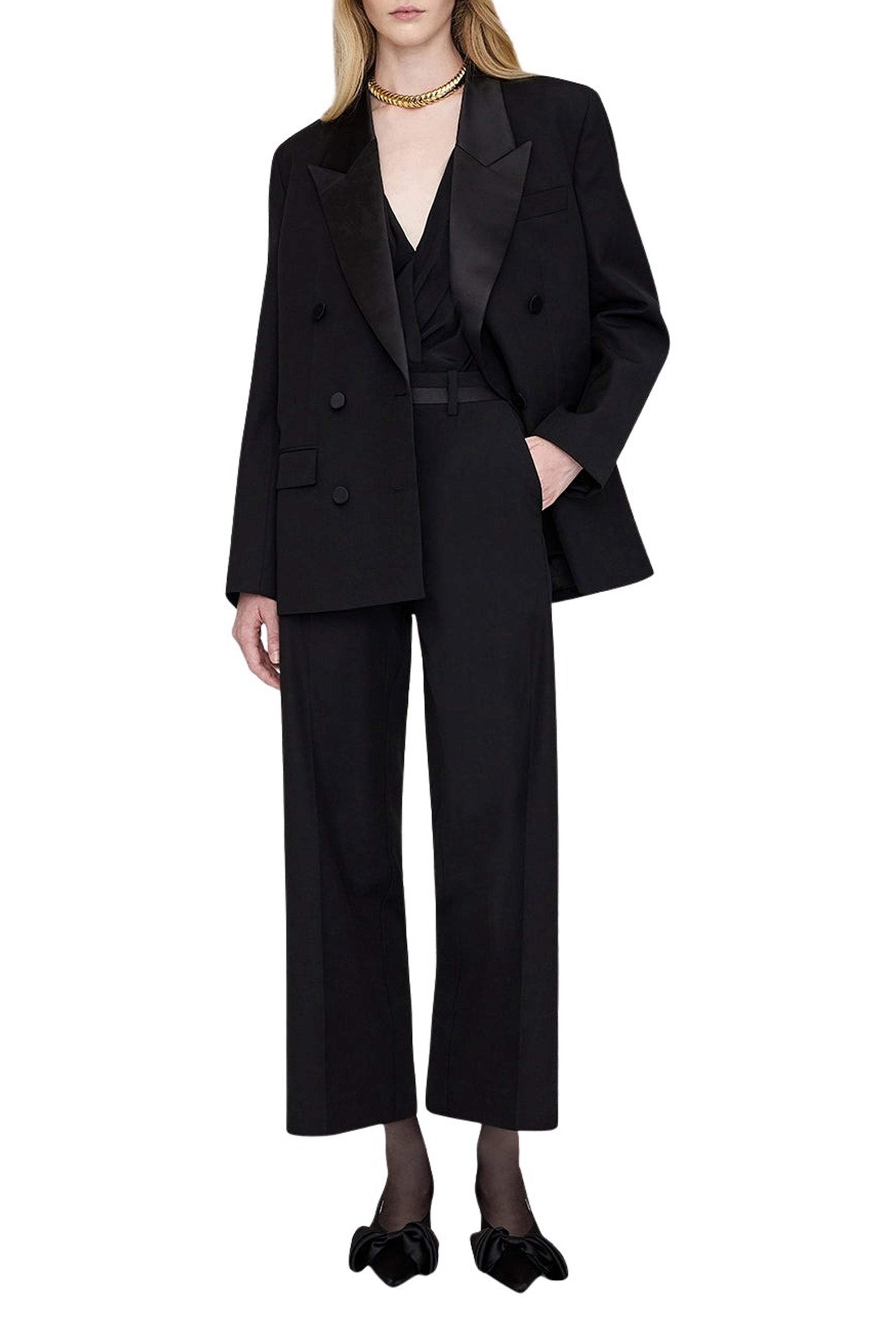 17qty NEW / ROSS BLAZER - BLACK