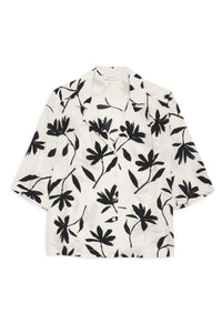 44qty NEW / ROW SHIRT - IVORY DAISY PRINT