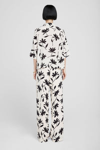 ROW SHIRT - IVORY DAISY PRINT