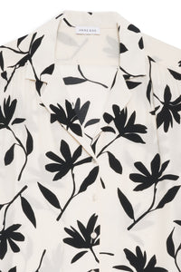 ROW SHIRT - IVORY DAISY PRINT
