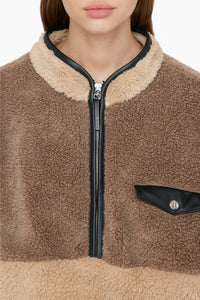 ROYCE PULLOVER - BROWN AND CAMEL