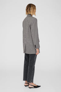 SARA BLAZER - BLACK AND WHITE MINI HOUNDSTOOTH