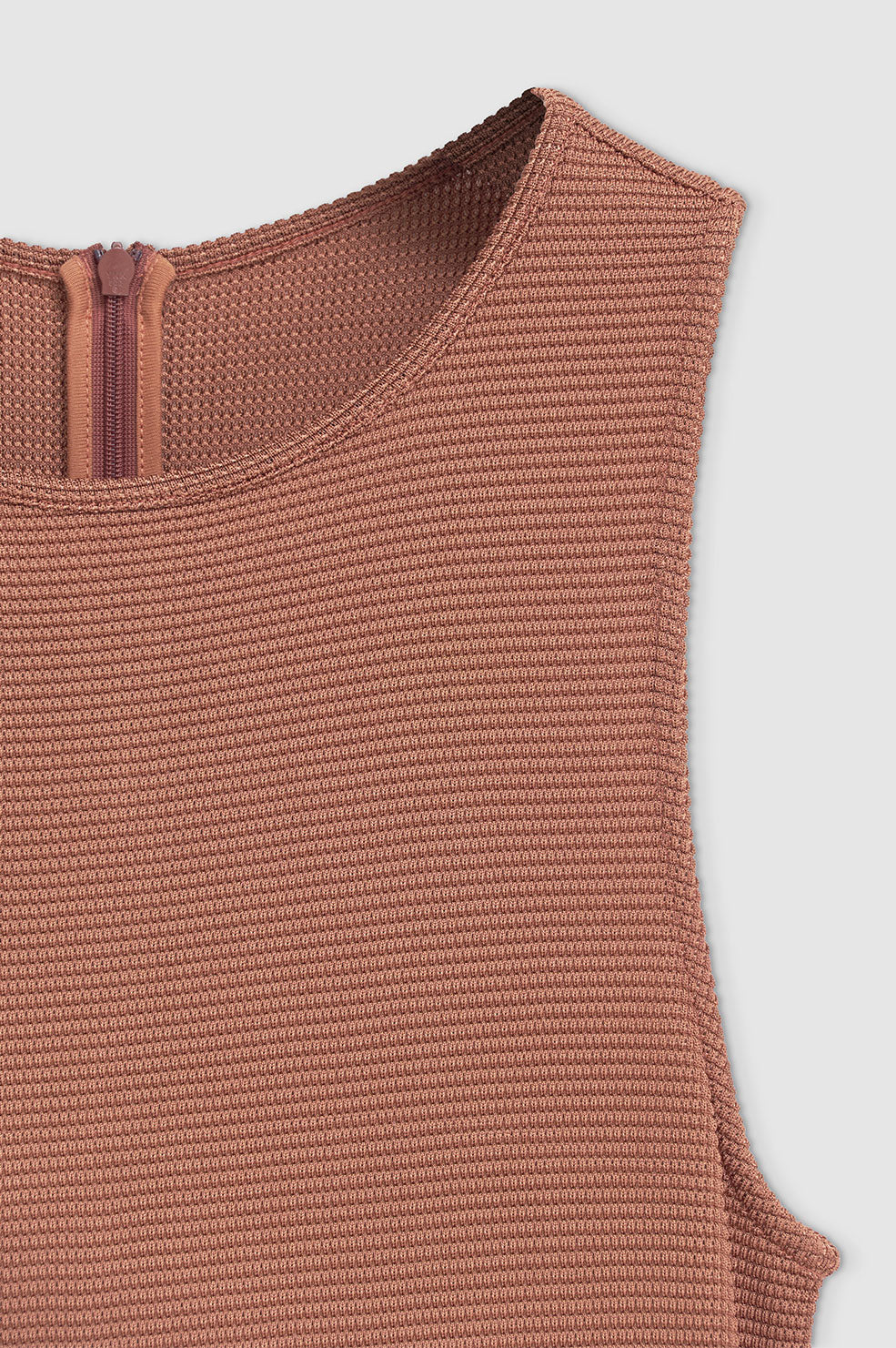 SAVANNAH DRESS - TERRACOTTA WAFFLE