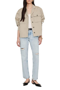 70qty NEW / SAWYER SHIRT JACKET - OATMEAL