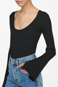 1qty NEW / SCARLET SWEATER - BLACK