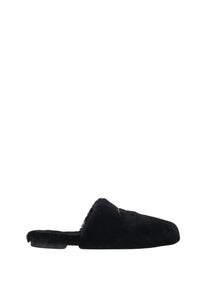 27qty NEW / SHEARLING MULES - BLACK