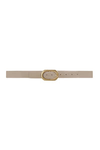 Ceinture Signature en cuir - Taupe