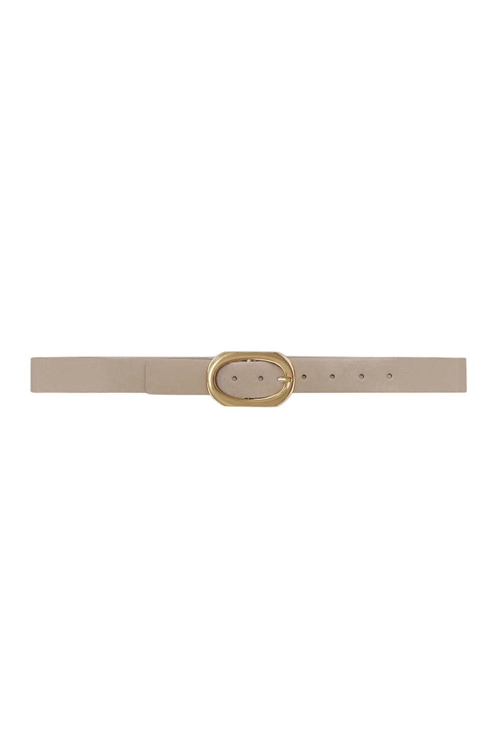 Ceinture Signature en cuir - Taupe
