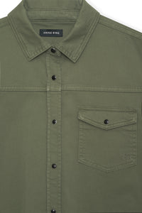 5qty NEW / SIMON SHIRT - ARMY GREEN