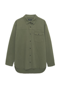 5qty NEW / SIMON SHIRT - ARMY GREEN
