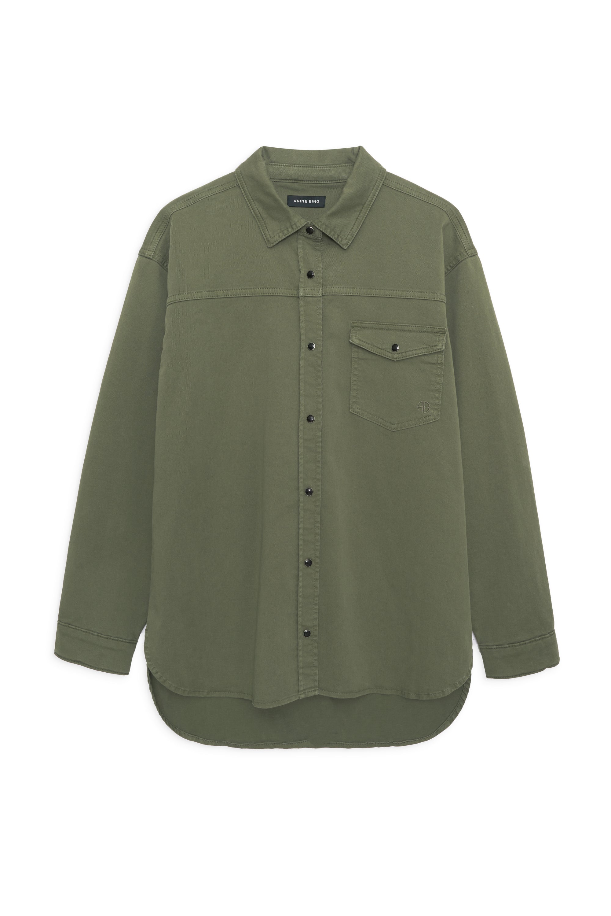 5qty NEW / SIMON SHIRT - ARMY GREEN