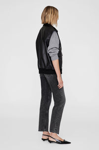 Gilet Sonnie en cuir - Black