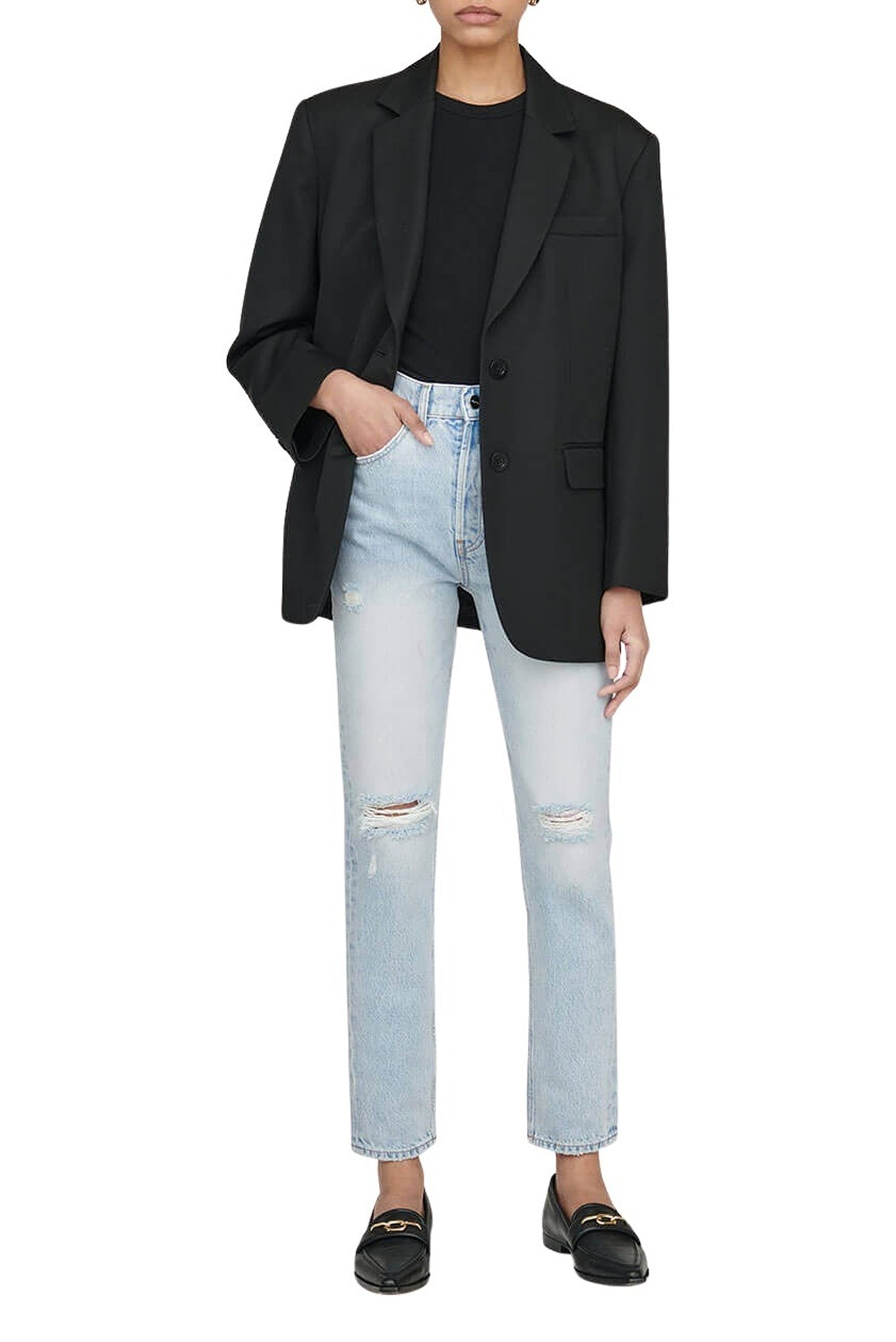 1qty NEW / SONYA JEAN - DESTRUCTED CLASSIC BLUE