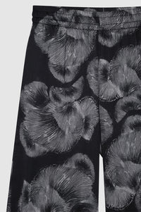 Soto silk mid-rise trousers - Black