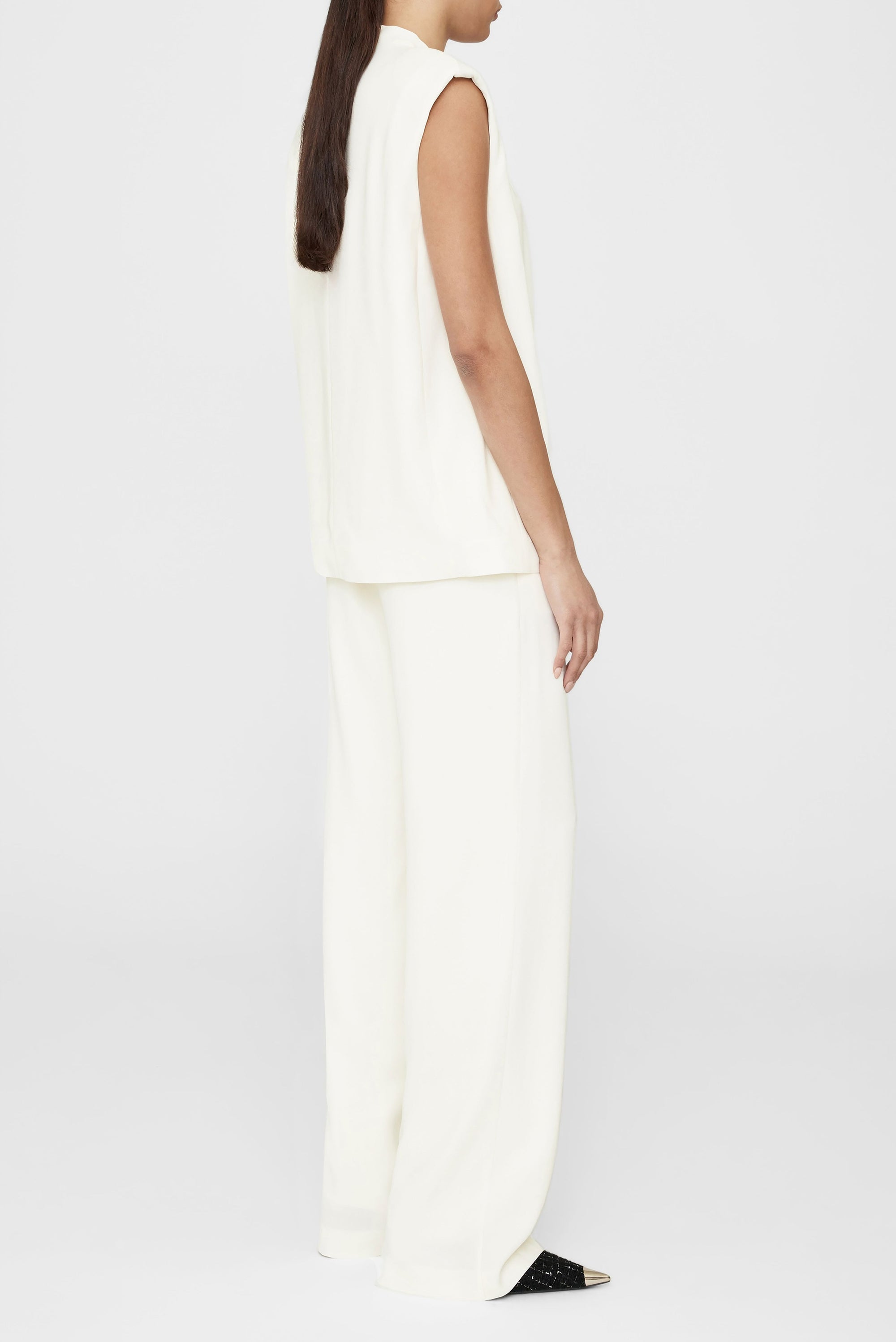 Soto mid-rise trousers - Ivory