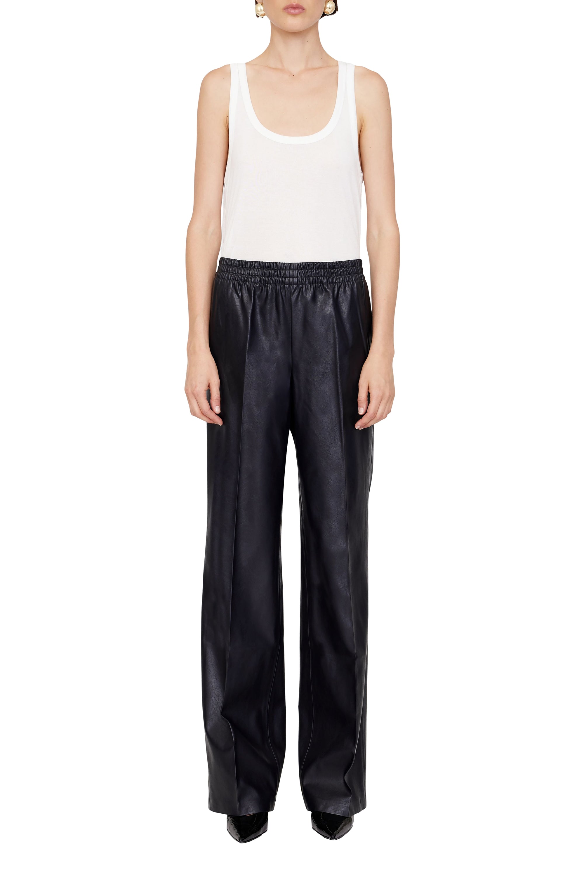 2qty RELIQUAT 95€ / SOTO PANT - NIGHT SKY VEGAN LEATHER